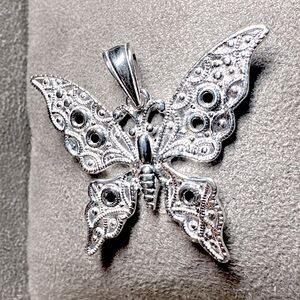 Sterling Silver Butterfly Pendant